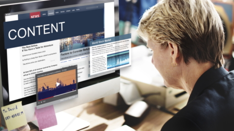 Media Journalism Global Daily News Content Concept